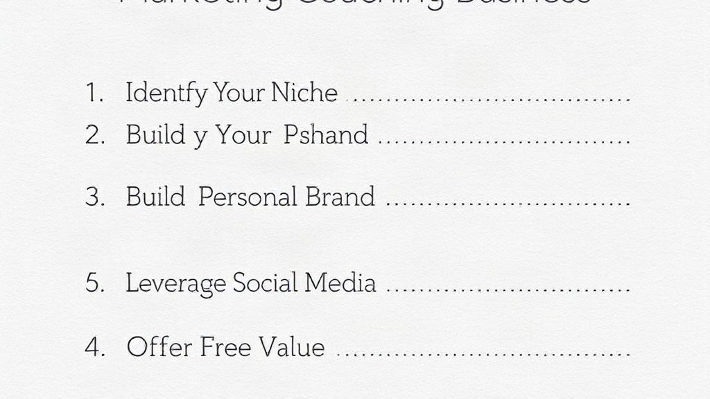 Powerful Strategies for Building a Successful Marketing Coaching Business