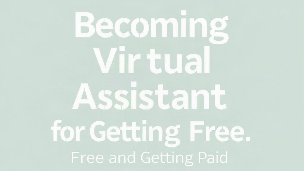 Guide to Becoming a Virtual Assistant for Free and Getting Paid