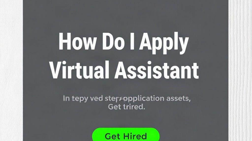 How Do I Apply To Be A Virtual Assistant: Get Hired