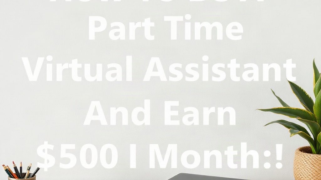 How To Be A Part Time Virtual Assistant And Earn $500/Month