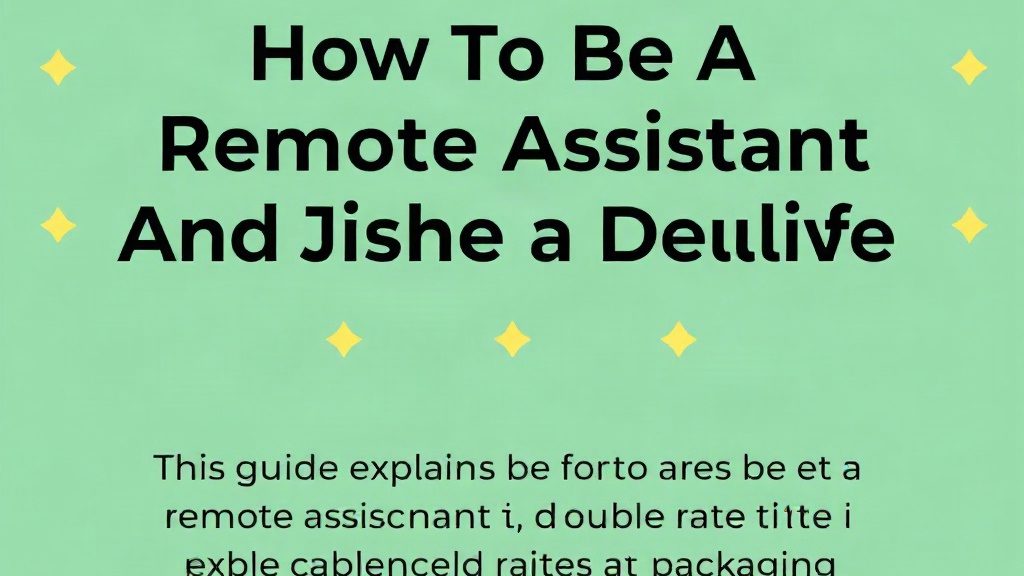 How To Be A Remote Assistant And Double Your Rates