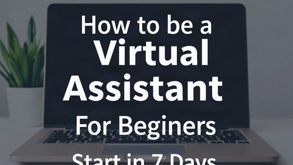 How To Be A Virtual Assistant For Beginners Start In 7 Days