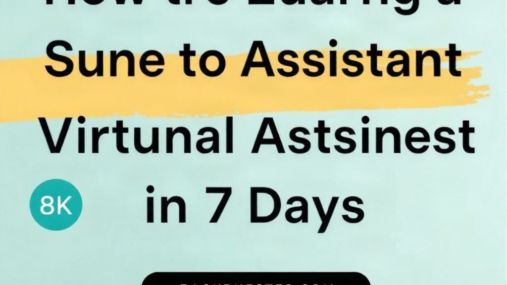 Guide to Launching a Virtual Assistant Business in 7 Days