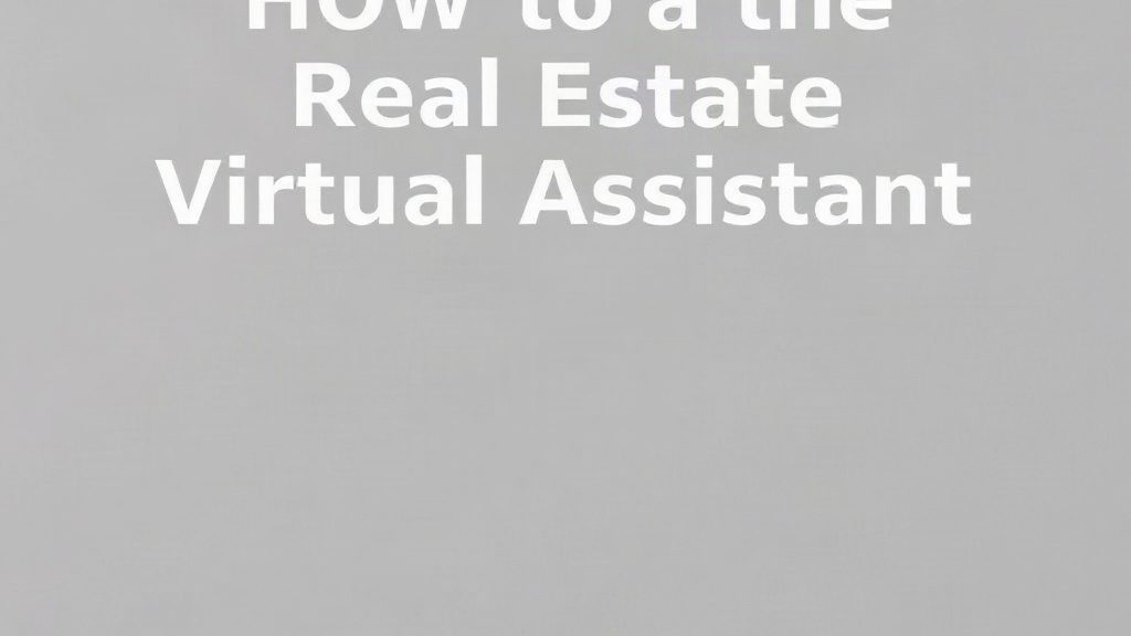 How To Be A Real Estate Virtual Assistant: Double Income