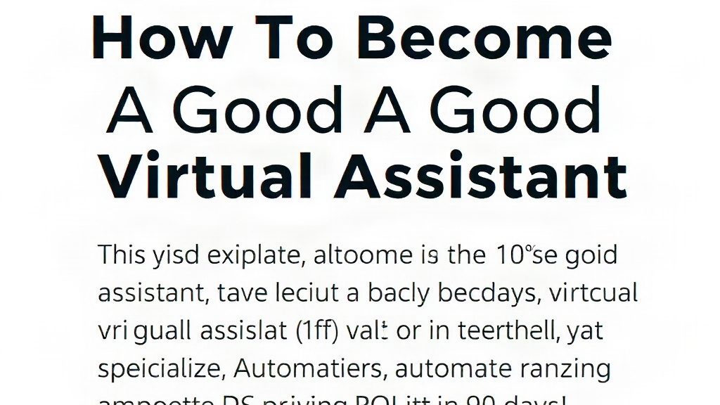 How To Become A Good Virtual Assistant In 90 Days
