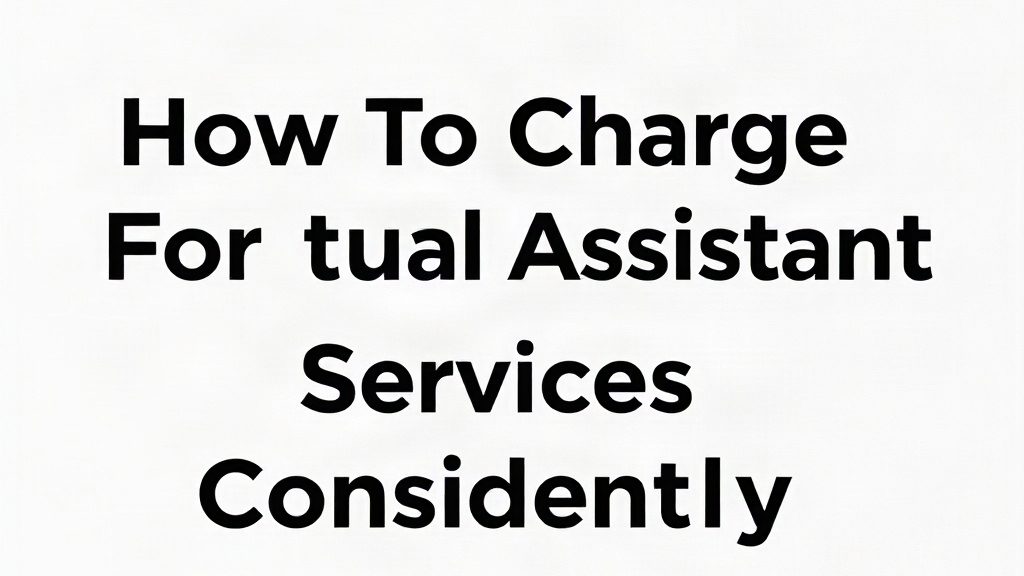 How To Charge For Virtual Assistant Services Confidently