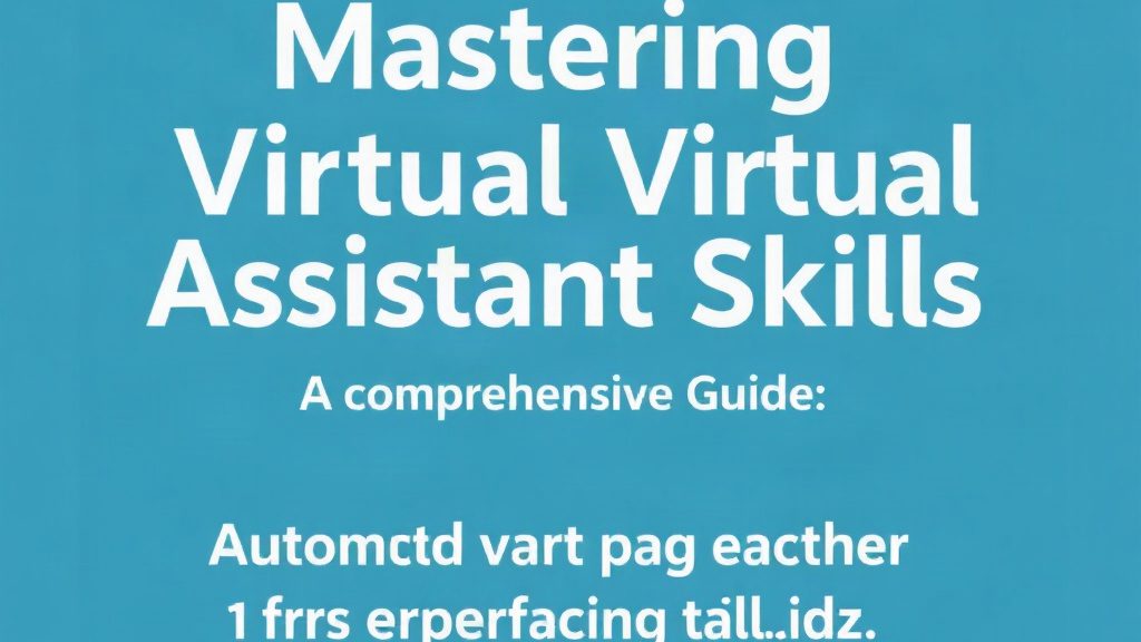 Mastering Virtual Assistant Skills: A Comprehensive Guide