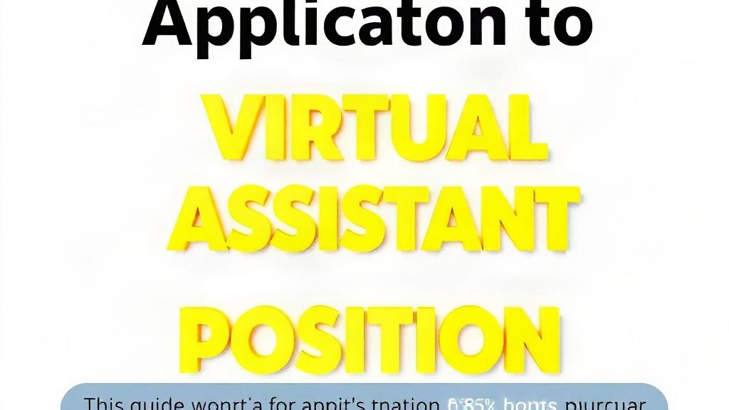 Optimizing Your Application for a Virtual Assistant Position