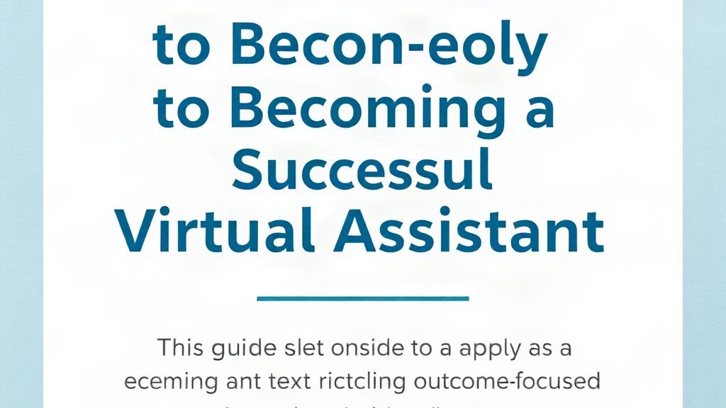 Ultimate Guide to Becoming a Successful Virtual Assistant