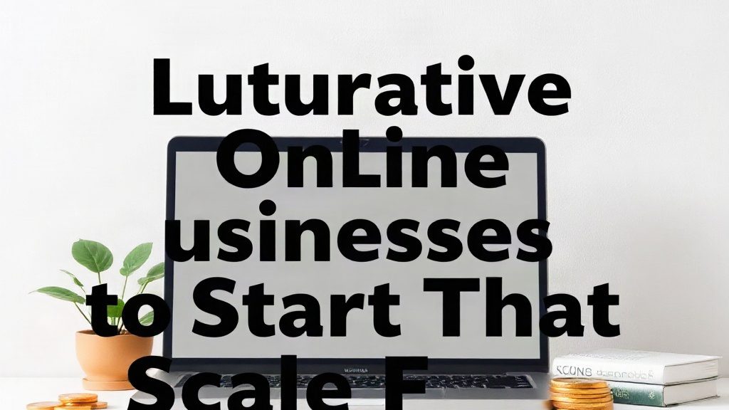 Lucrative Online Businesses To Start That Scale Fast