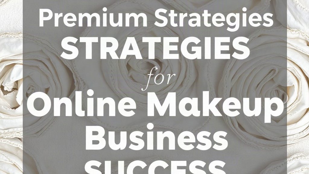 Premium Strategies for Online Makeup Business Success