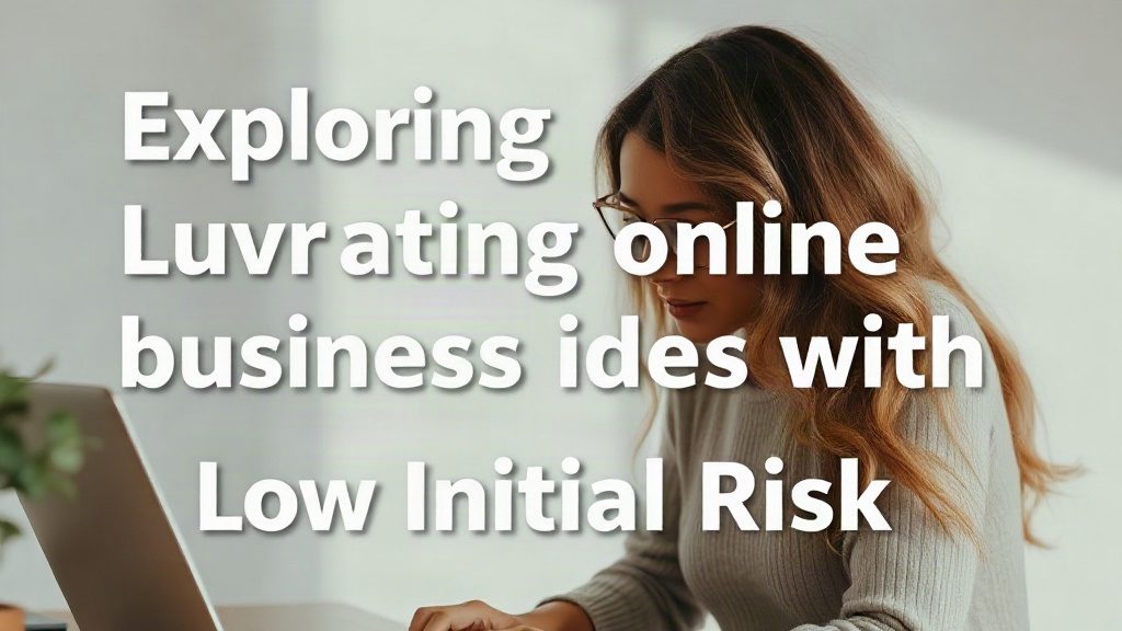 Exploring Lucrative Online Business Ideas with Low Initial Risk