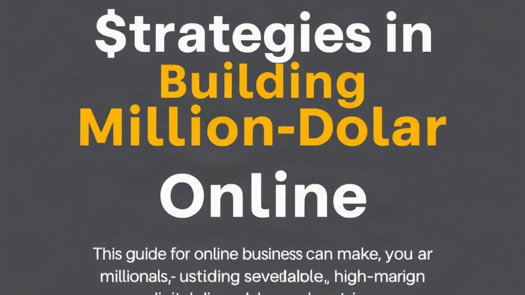 Strategies for Building a Million-Dollar Online Business