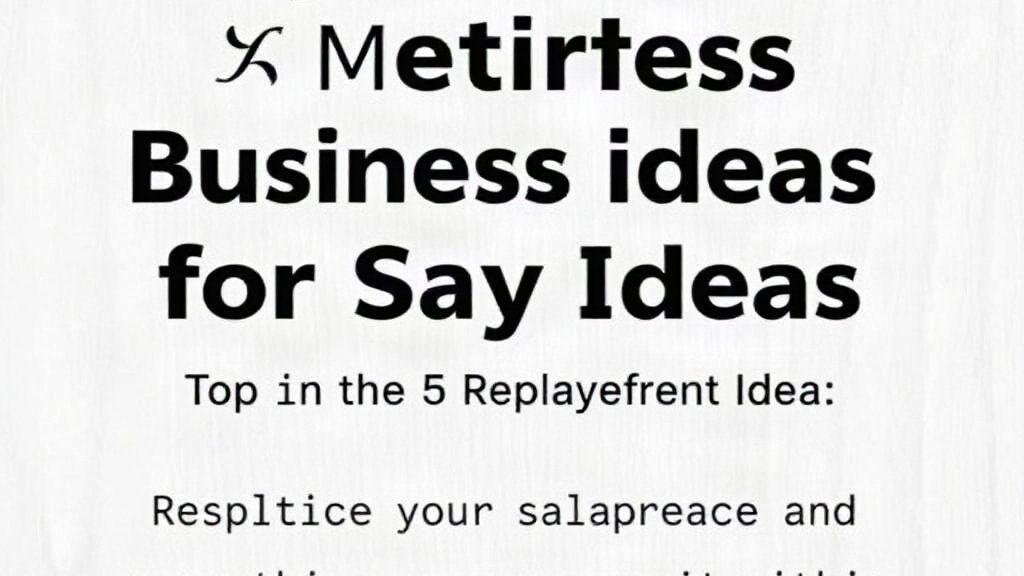 Top 5 Online Business Ideas for Salary Replacement