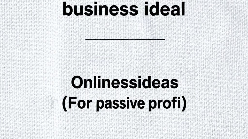 Best Online Website Business Ideas for Passive Profit